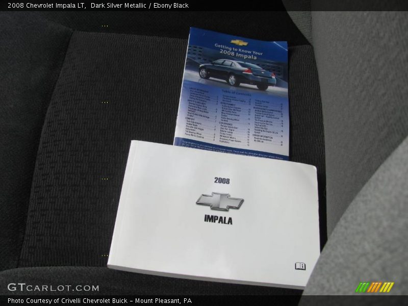 Dark Silver Metallic / Ebony Black 2008 Chevrolet Impala LT