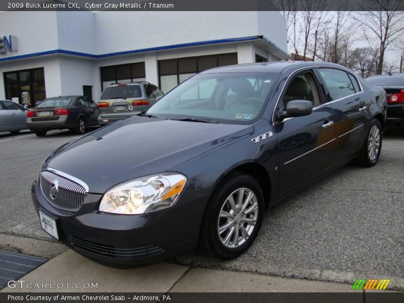 Cyber Gray Metallic / Titanium 2009 Buick Lucerne CXL