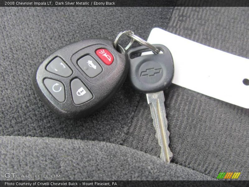 Dark Silver Metallic / Ebony Black 2008 Chevrolet Impala LT
