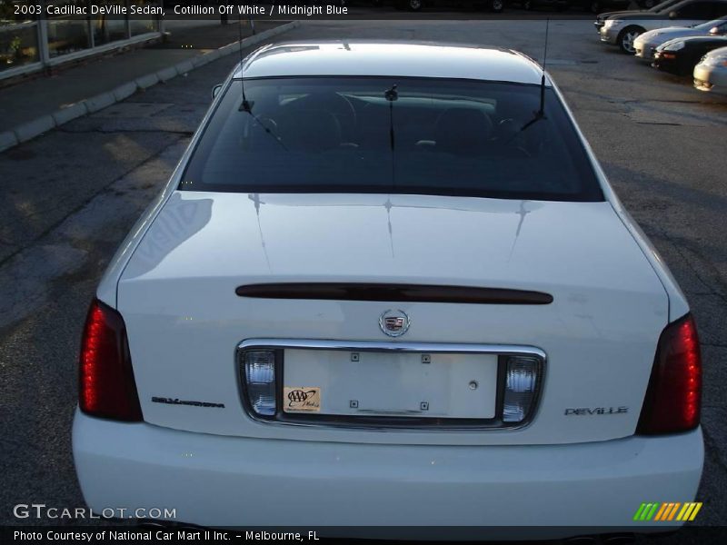 Cotillion Off White / Midnight Blue 2003 Cadillac DeVille Sedan