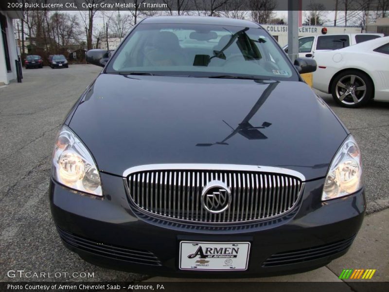 Cyber Gray Metallic / Titanium 2009 Buick Lucerne CXL
