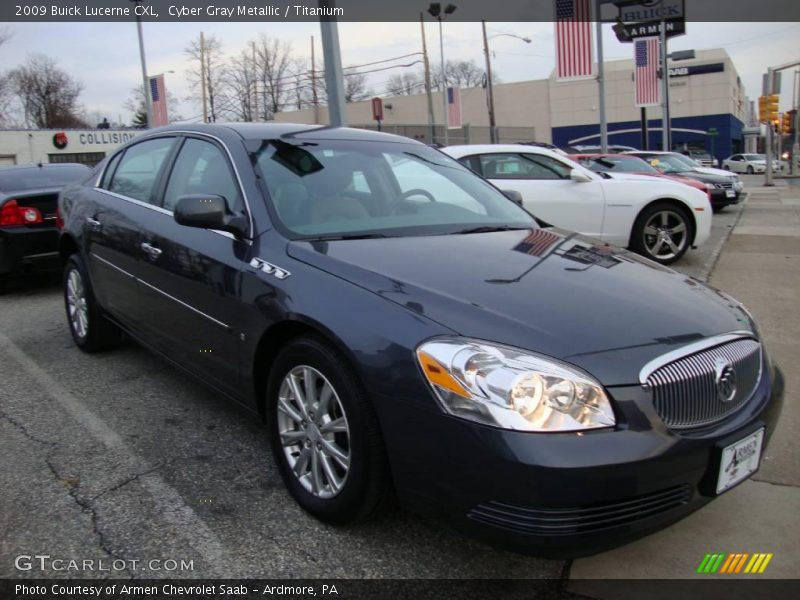 Cyber Gray Metallic / Titanium 2009 Buick Lucerne CXL
