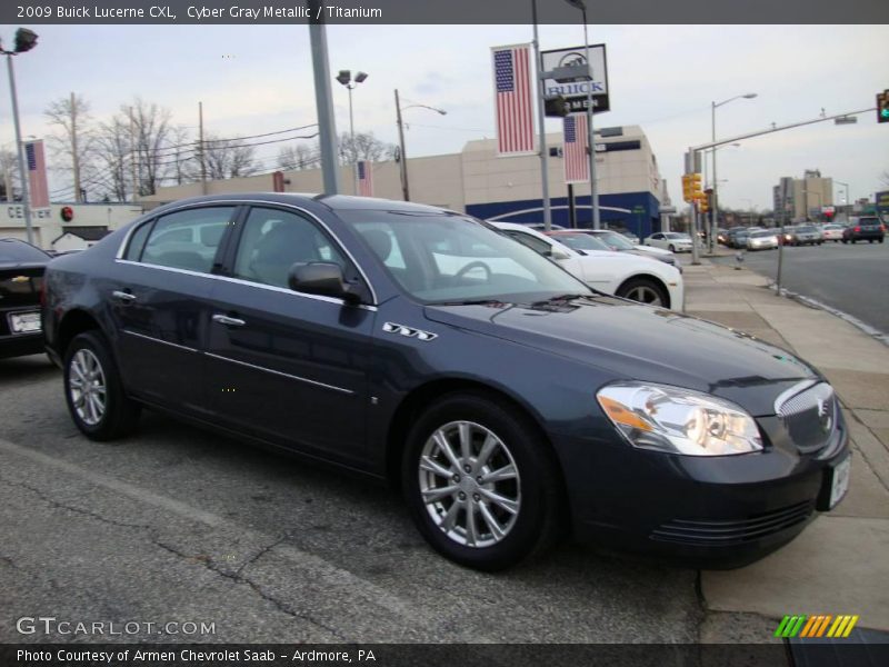 Cyber Gray Metallic / Titanium 2009 Buick Lucerne CXL