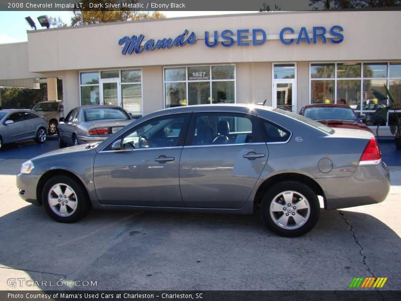 Dark Silver Metallic / Ebony Black 2008 Chevrolet Impala LT