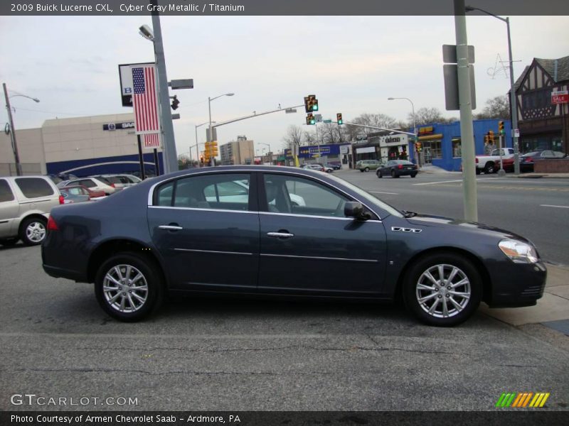 Cyber Gray Metallic / Titanium 2009 Buick Lucerne CXL