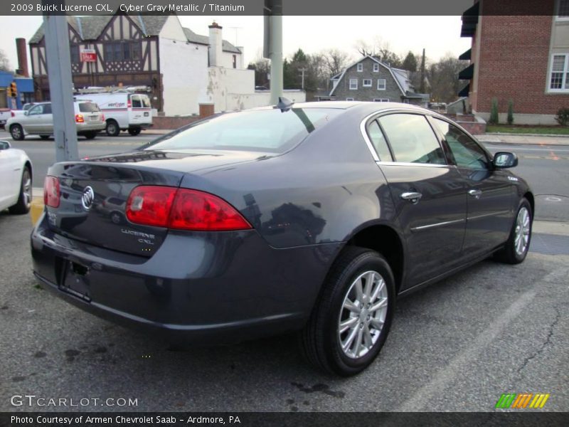 Cyber Gray Metallic / Titanium 2009 Buick Lucerne CXL