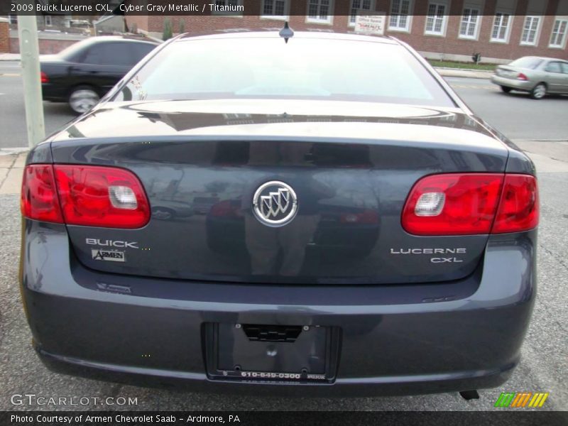Cyber Gray Metallic / Titanium 2009 Buick Lucerne CXL