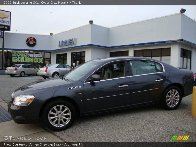 Cyber Gray Metallic / Titanium 2009 Buick Lucerne CXL