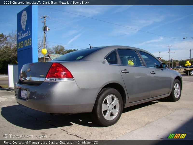 Dark Silver Metallic / Ebony Black 2008 Chevrolet Impala LT