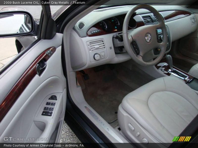 Cyber Gray Metallic / Titanium 2009 Buick Lucerne CXL