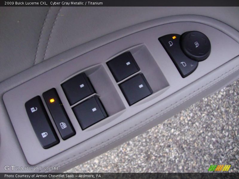 Cyber Gray Metallic / Titanium 2009 Buick Lucerne CXL
