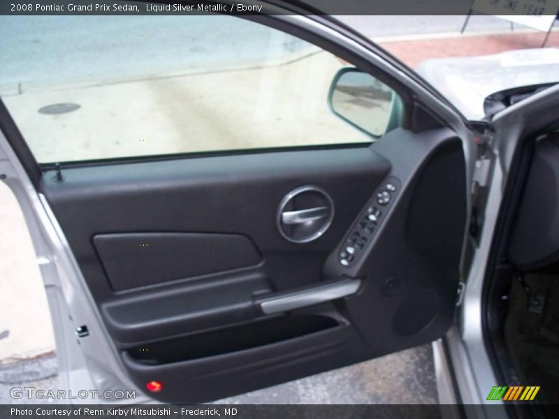 Liquid Silver Metallic / Ebony 2008 Pontiac Grand Prix Sedan