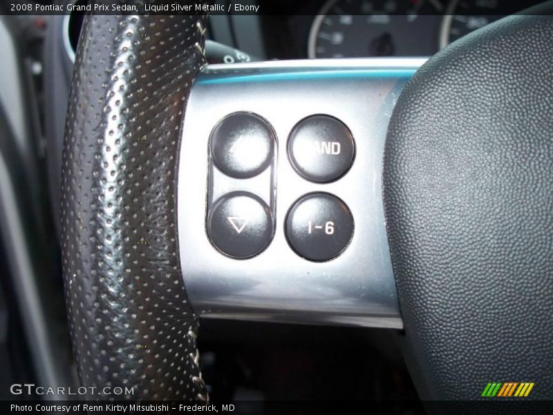 Liquid Silver Metallic / Ebony 2008 Pontiac Grand Prix Sedan
