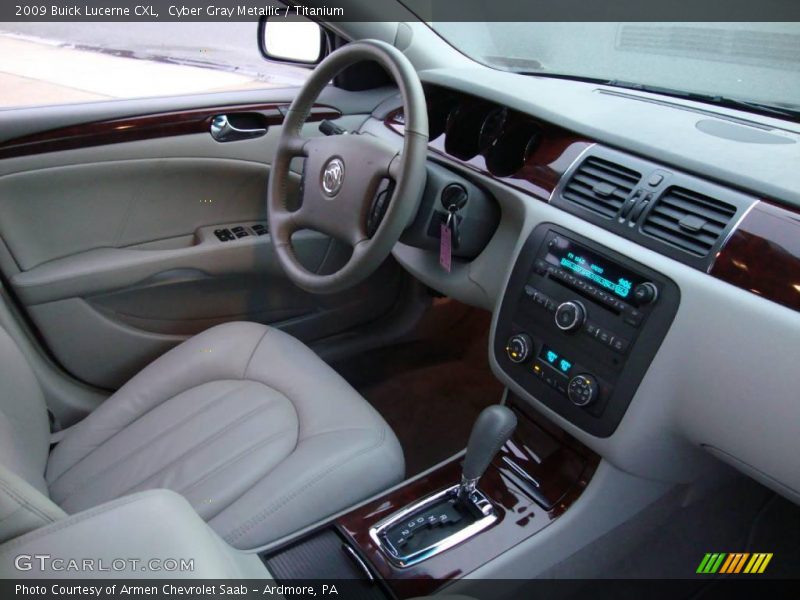 Cyber Gray Metallic / Titanium 2009 Buick Lucerne CXL