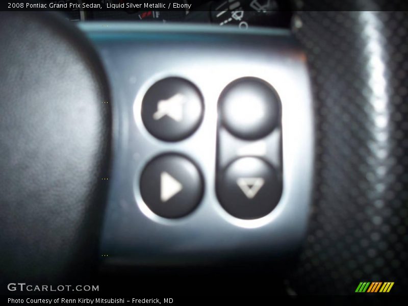 Liquid Silver Metallic / Ebony 2008 Pontiac Grand Prix Sedan