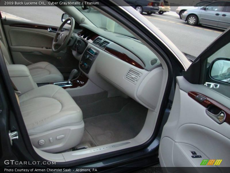 Cyber Gray Metallic / Titanium 2009 Buick Lucerne CXL