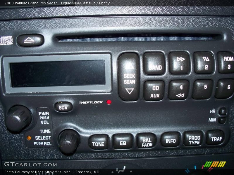 Liquid Silver Metallic / Ebony 2008 Pontiac Grand Prix Sedan