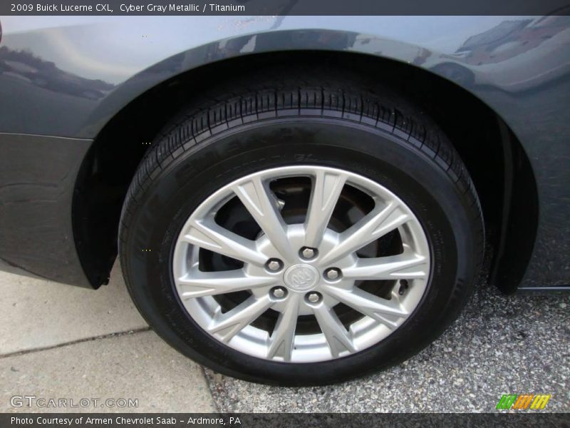 Cyber Gray Metallic / Titanium 2009 Buick Lucerne CXL