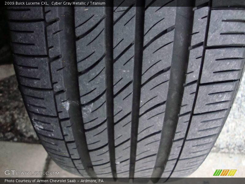 Cyber Gray Metallic / Titanium 2009 Buick Lucerne CXL