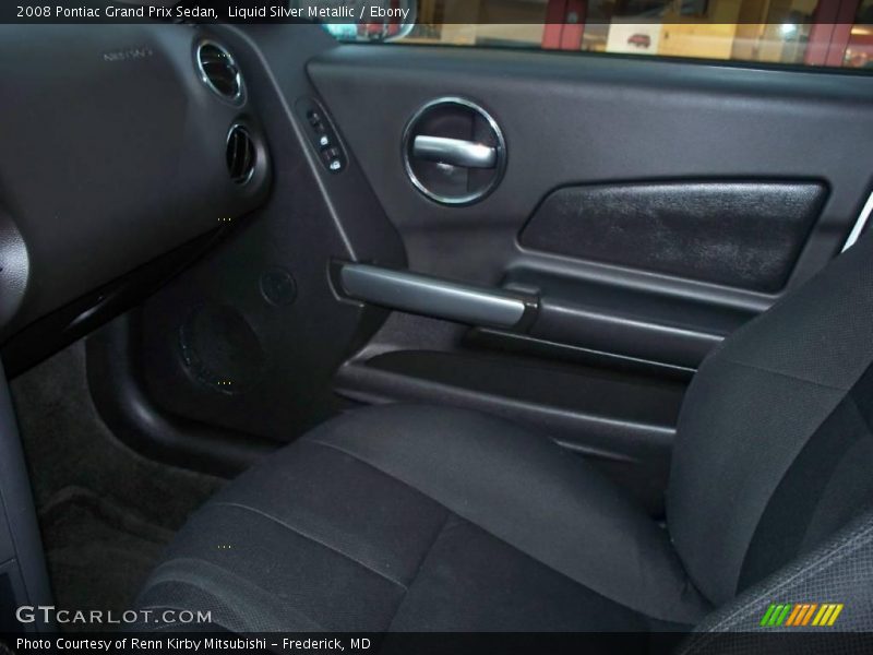 Liquid Silver Metallic / Ebony 2008 Pontiac Grand Prix Sedan