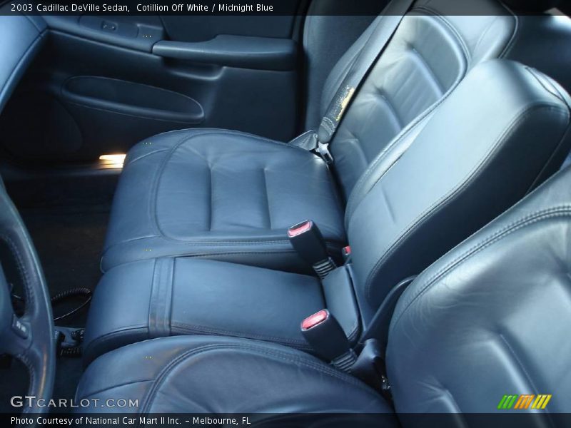 Cotillion Off White / Midnight Blue 2003 Cadillac DeVille Sedan