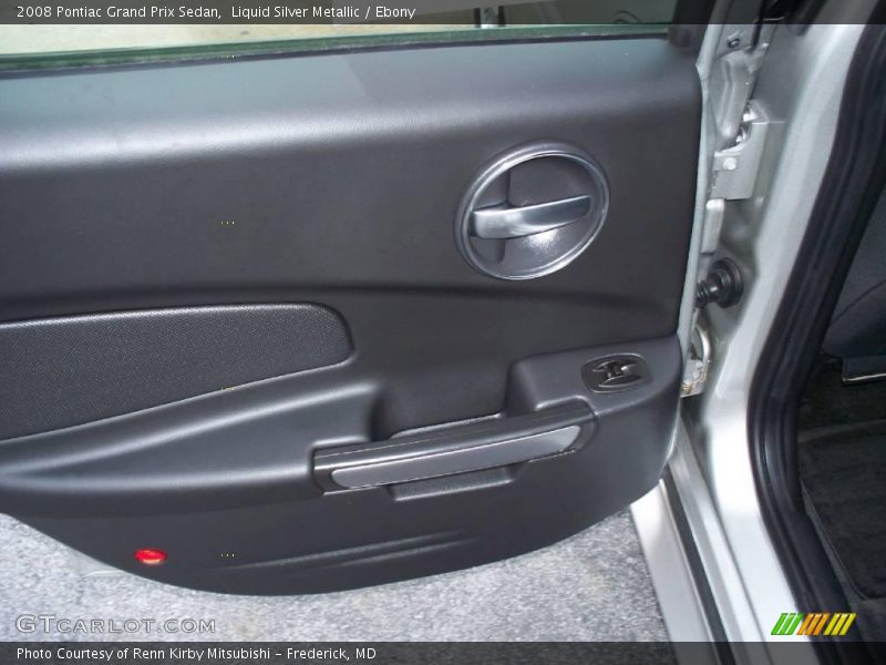 Liquid Silver Metallic / Ebony 2008 Pontiac Grand Prix Sedan