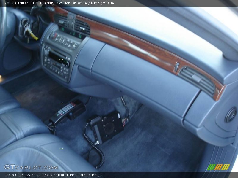 Cotillion Off White / Midnight Blue 2003 Cadillac DeVille Sedan