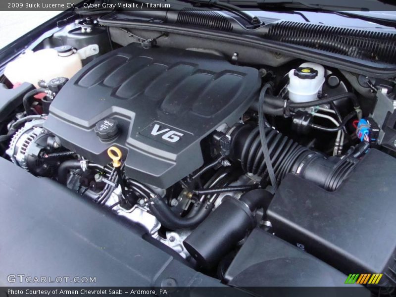 Cyber Gray Metallic / Titanium 2009 Buick Lucerne CXL