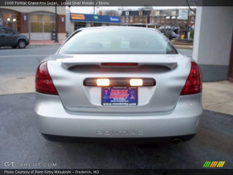 Liquid Silver Metallic / Ebony 2008 Pontiac Grand Prix Sedan