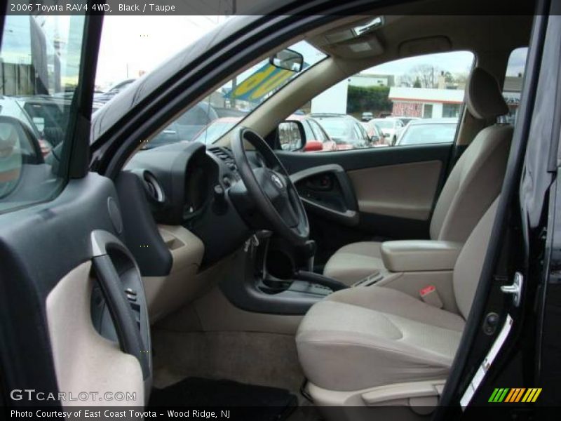 Black / Taupe 2006 Toyota RAV4 4WD
