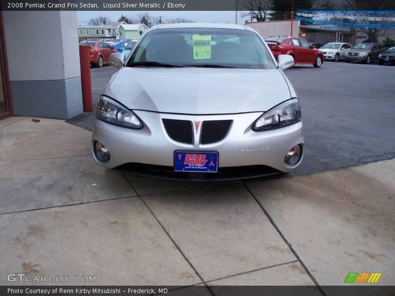 Liquid Silver Metallic / Ebony 2008 Pontiac Grand Prix Sedan