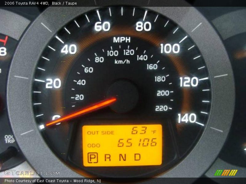 Black / Taupe 2006 Toyota RAV4 4WD