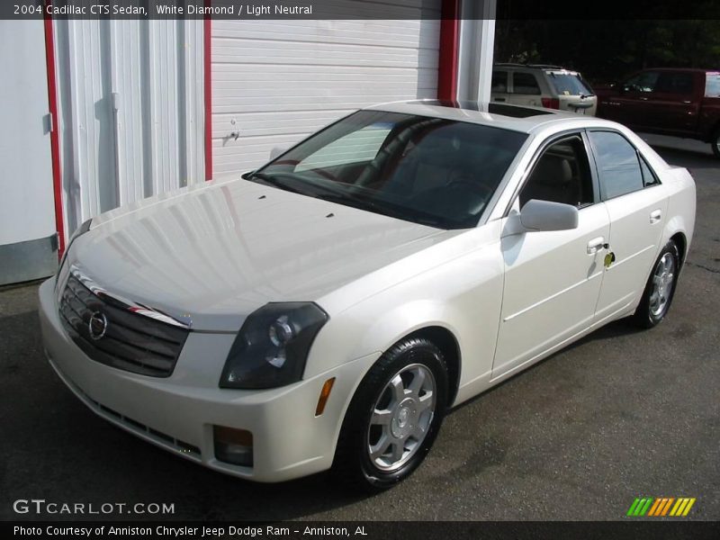 White Diamond / Light Neutral 2004 Cadillac CTS Sedan