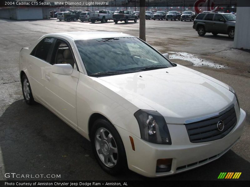 White Diamond / Light Neutral 2004 Cadillac CTS Sedan