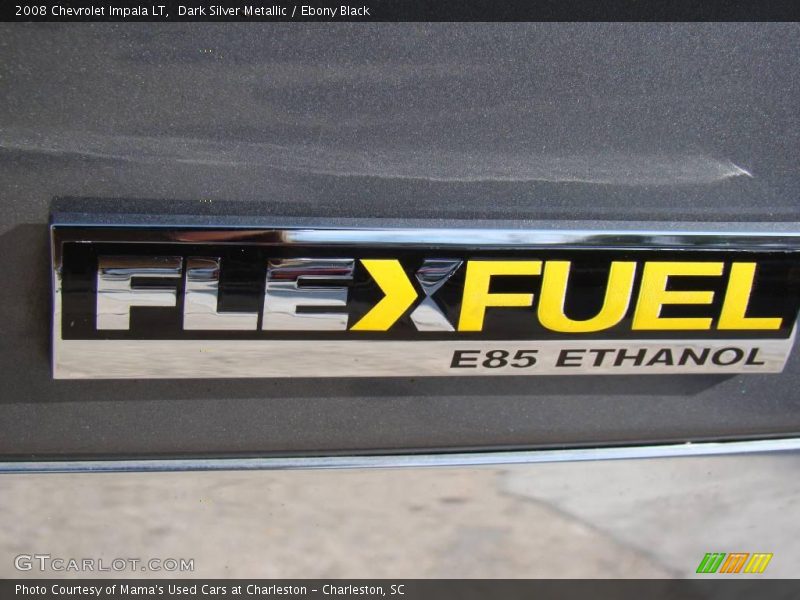 Dark Silver Metallic / Ebony Black 2008 Chevrolet Impala LT