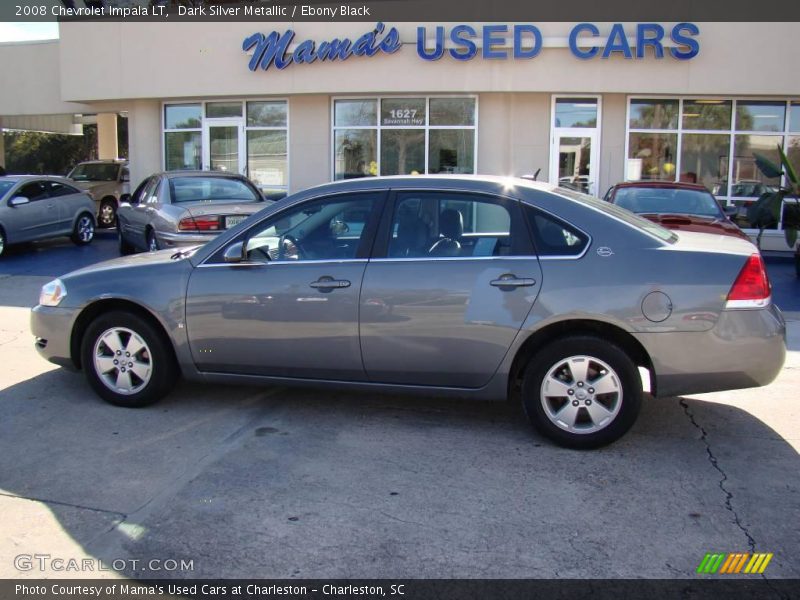 Dark Silver Metallic / Ebony Black 2008 Chevrolet Impala LT