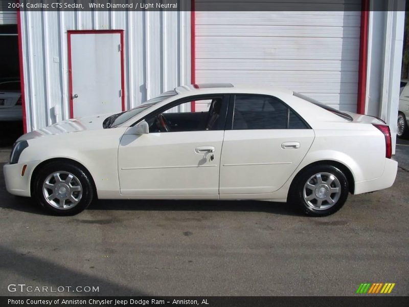 White Diamond / Light Neutral 2004 Cadillac CTS Sedan