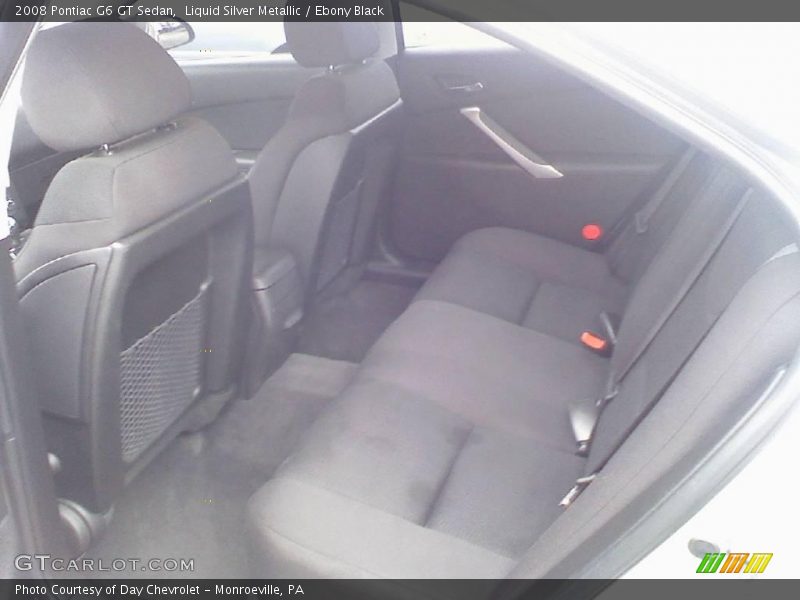 Liquid Silver Metallic / Ebony Black 2008 Pontiac G6 GT Sedan