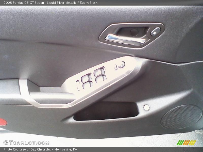 Liquid Silver Metallic / Ebony Black 2008 Pontiac G6 GT Sedan
