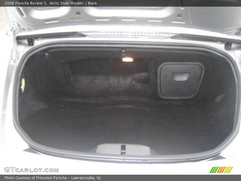 Arctic Silver Metallic / Black 2008 Porsche Boxster S