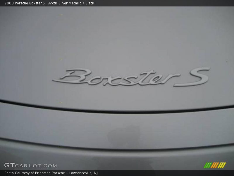 Arctic Silver Metallic / Black 2008 Porsche Boxster S