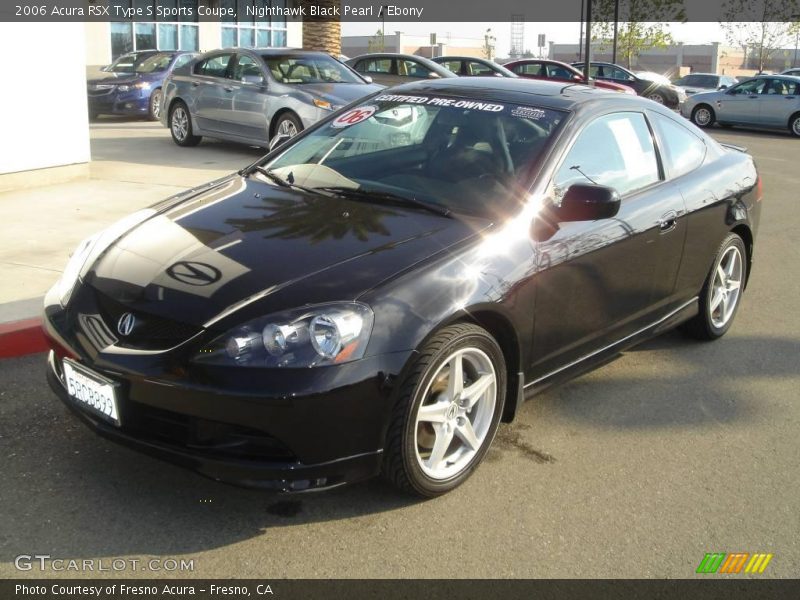 Nighthawk Black Pearl / Ebony 2006 Acura RSX Type S Sports Coupe