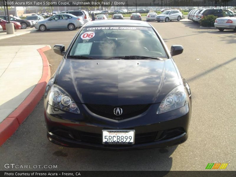 Nighthawk Black Pearl / Ebony 2006 Acura RSX Type S Sports Coupe