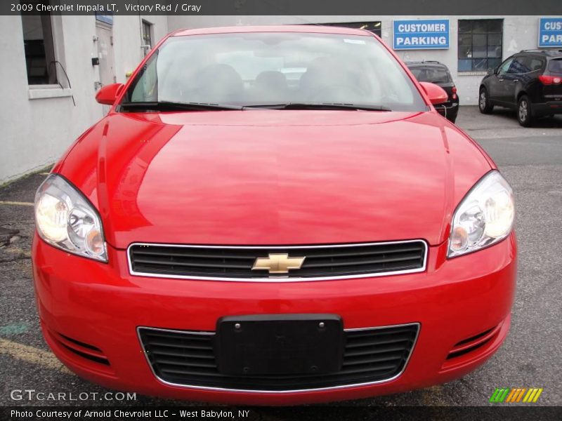 Victory Red / Gray 2009 Chevrolet Impala LT