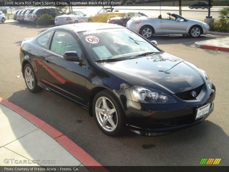 Nighthawk Black Pearl / Ebony 2006 Acura RSX Type S Sports Coupe