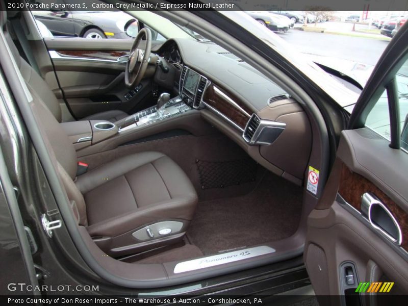  2010 Panamera S Espresso Natural Leather Interior