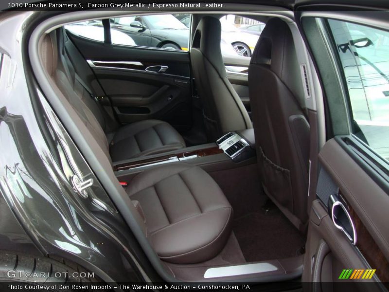  2010 Panamera S Espresso Natural Leather Interior