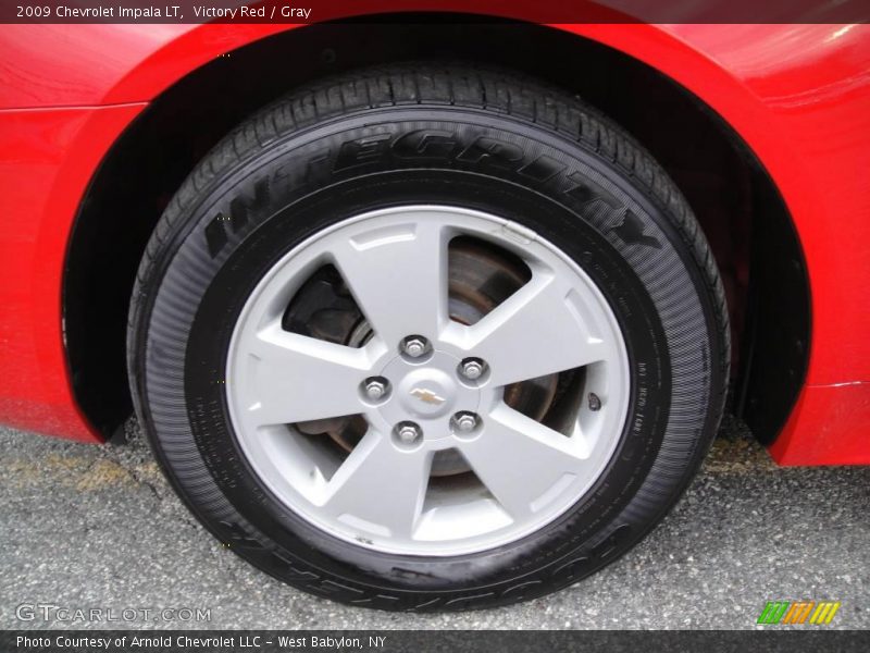 Victory Red / Gray 2009 Chevrolet Impala LT
