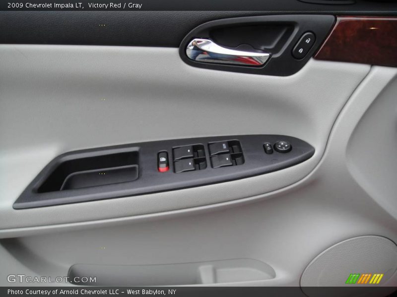 Victory Red / Gray 2009 Chevrolet Impala LT