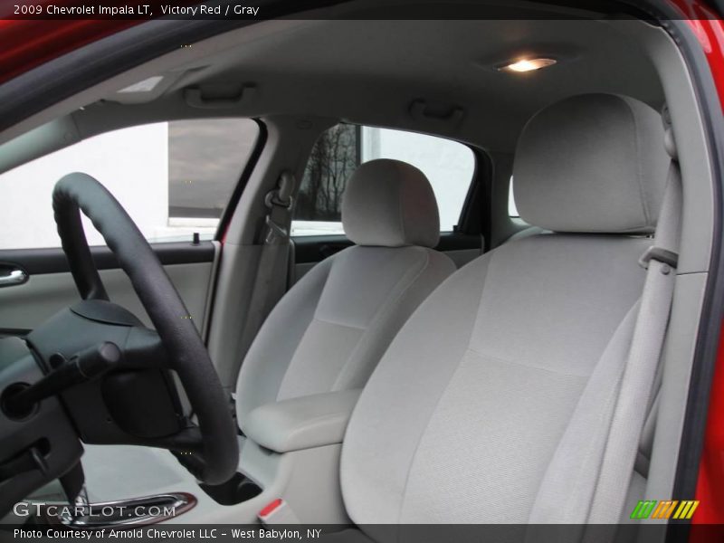 Victory Red / Gray 2009 Chevrolet Impala LT